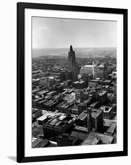 Aerial of Kansas City-Alfred Eisenstaedt-Framed Photographic Print