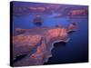 Aerial of Lake Powell, Glen Canyon NRA, Utah, USA-Art Wolfe-Stretched Canvas