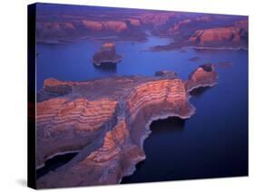 Aerial of Lake Powell, Glen Canyon NRA, Utah, USA-Art Wolfe-Stretched Canvas