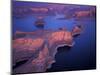 Aerial of Lake Powell, Glen Canyon NRA, Utah, USA-Art Wolfe-Mounted Photographic Print