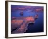 Aerial of Lake Powell, Glen Canyon NRA, Utah, USA-Art Wolfe-Framed Photographic Print