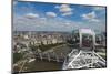 Aerial of London from London Eye, England.-Michele Niles-Mounted Photographic Print