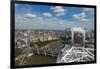 Aerial of London from London Eye, England.-Michele Niles-Framed Photographic Print