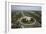 Aerial of Mall showing Lincoln Memorial, Washington Monument and the U.S. Capitol, Washington, D.C.-Carol Highsmith-Framed Art Print