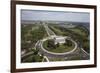 Aerial of Mall showing Lincoln Memorial, Washington Monument and the U.S. Capitol, Washington, D.C.-Carol Highsmith-Framed Art Print