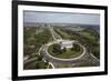 Aerial of Mall showing Lincoln Memorial, Washington Monument and the U.S. Capitol, Washington, D.C.-Carol Highsmith-Framed Art Print