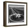 Aerial of Mall showing Lincoln Memorial, Washington Monument and the U.S. Capitol, Washington, D.C.-Carol Highsmith-Framed Art Print