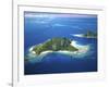 Aerial of Maolo Island, Mamanuca Islands, Fiji-David Wall-Framed Photographic Print