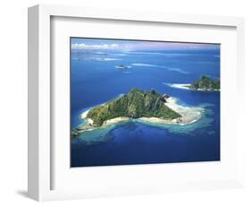 Aerial of Maolo Island, Mamanuca Islands, Fiji-David Wall-Framed Photographic Print