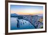 Aerial of Marina di Corricella at Sunset, Procida, Flegrean Islands, Campania, Italy, Europe-Neil Farrin-Framed Photographic Print