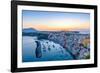 Aerial of Marina di Corricella at Sunset, Procida, Flegrean Islands, Campania, Italy, Europe-Neil Farrin-Framed Photographic Print