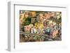 Aerial of Marina di Corricella, Procida, Flegrean Islands, Campania, Italy, Europe-Neil Farrin-Framed Photographic Print