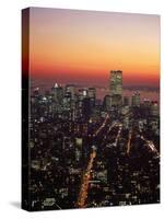 Aerial of Midtown NYC at Dusk, NY-Barry Winiker-Stretched Canvas