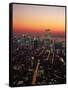 Aerial of Midtown NYC at Dusk, NY-Barry Winiker-Framed Stretched Canvas
