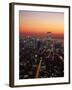 Aerial of Midtown NYC at Dusk, NY-Barry Winiker-Framed Premium Photographic Print