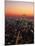 Aerial of Midtown NYC at Dusk, NY-Barry Winiker-Mounted Premium Photographic Print