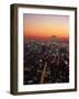 Aerial of Midtown NYC at Dusk, NY-Barry Winiker-Framed Photographic Print