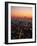 Aerial of Midtown NYC at Dusk, NY-Barry Winiker-Framed Photographic Print