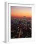 Aerial of Midtown NYC at Dusk, NY-Barry Winiker-Framed Photographic Print