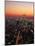 Aerial of Midtown NYC at Dusk, NY-Barry Winiker-Mounted Photographic Print