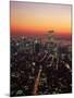 Aerial of Midtown NYC at Dusk, NY-Barry Winiker-Mounted Photographic Print