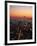 Aerial of Midtown NYC at Dusk, NY-Barry Winiker-Framed Photographic Print