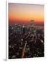 Aerial of Midtown NYC at Dusk, NY-Barry Winiker-Framed Photographic Print