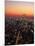 Aerial of Midtown NYC at Dusk, NY-Barry Winiker-Mounted Photographic Print