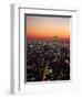 Aerial of Midtown NYC at Dusk, NY-Barry Winiker-Framed Photographic Print