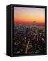 Aerial of Midtown NYC at Dusk, NY-Barry Winiker-Framed Stretched Canvas