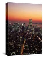 Aerial of Midtown NYC at Dusk, NY-Barry Winiker-Stretched Canvas