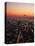 Aerial of Midtown NYC at Dusk, NY-Barry Winiker-Stretched Canvas