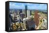 Aerial of Modern Buildings in Downtown Houston-Jorg Hackemann-Framed Stretched Canvas