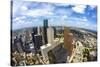 Aerial of Modern Buildings in Downtown Houston-Jorg Hackemann-Stretched Canvas