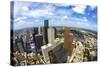 Aerial of Modern Buildings in Downtown Houston-Jorg Hackemann-Stretched Canvas