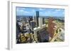 Aerial of Modern Buildings in Downtown Houston-Jorg Hackemann-Framed Photographic Print