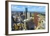 Aerial of Modern Buildings in Downtown Houston-Jorg Hackemann-Framed Photographic Print