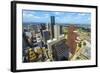 Aerial of Modern Buildings in Downtown Houston-Jorg Hackemann-Framed Photographic Print