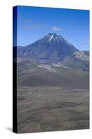 Aerial of Mount Ngauruhoe, Tongariro National Park, North Island, New Zealand, Pacific-Michael Runkel-Stretched Canvas