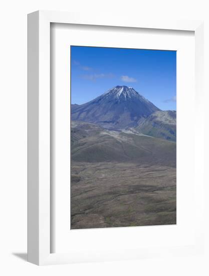 Aerial of Mount Ngauruhoe, Tongariro National Park, North Island, New Zealand, Pacific-Michael Runkel-Framed Photographic Print