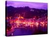 Aerial of Mountain Overlooking Portofino, Italy-Bill Bachmann-Stretched Canvas