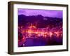 Aerial of Mountain Overlooking Portofino, Italy-Bill Bachmann-Framed Photographic Print