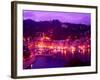 Aerial of Mountain Overlooking Portofino, Italy-Bill Bachmann-Framed Photographic Print