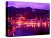 Aerial of Mountain Overlooking Portofino, Italy-Bill Bachmann-Stretched Canvas