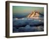 Aerial of Mt. Hood, Oregon Cascades, USA-Janis Miglavs-Framed Premium Photographic Print