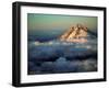 Aerial of Mt. Hood, Oregon Cascades, USA-Janis Miglavs-Framed Premium Photographic Print