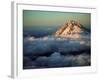 Aerial of Mt. Hood, Oregon Cascades, USA-Janis Miglavs-Framed Photographic Print