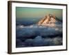 Aerial of Mt. Hood, Oregon Cascades, USA-Janis Miglavs-Framed Photographic Print