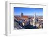 Aerial of Munich in Beautiful Weather-Jorg Hackemann-Framed Photographic Print