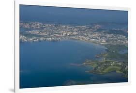 Aerial of Noumea, New Caledonia, Pacific-Michael Runkel-Framed Photographic Print